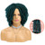 Short Dreadlock Wigs for Black Man Women Afro Bob Twist Hair Braided Wig Natural Synthetic Wig with Breathable Hair Net Adjustable Hair Cap