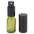 10ml Empty Spray Bottle Olive Green Light Proof Refilable Glass Spray Bottle with Lid for Skin Care