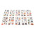 10 Sheet Face Body Makeup Sticker Halloween Cosplay Party Cartoon Cute Sticker Decoration for Children#W