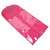 Hair Extensions Storage Bag Portable Dustproof Hair Extensions Carrier Holder with Zipper for Travel Daily UseRose Red