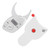 Portable Skin Fat Caliper LCD Display Skin Muscle Tester Battery Powered Fat Measurement Device