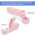 Portable Anti-Secondary Contact Stick Protective Defender Touching Free Press Tool for Elevator Button Door Handle(Pink )