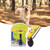 Pet Grooming Brush Fine Teeth Hair Knots Removal Prevent Slip Metal Dog Shedding Comb Yellow L