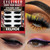 4 Pairs 2 in 1 Reusable Eyeliner and Eyelash Stickers Makeup Eyeliner Eyelash Sticker Self Adhesive Glitter Shiny Eyeliner Stickers