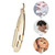 Stainless Steel Straight Edge Barber Shaving Razor Gold Folding Straight Razor Single Edge Replaceable Blades Shaving Tool Without Blade