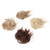 4pcs Stylish Updo Messy Hair Bun Multicolor Synthetic Ponytail Hairpieces for Women Girls