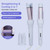 2 in 1 Flat Iron Hair Straightener Automatic Hair Curler Rotating Electric Curling Iron 3 Temperature Adjustable Curling Wand PTC Heating with Rotating Cord