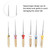 6Pcs Professional Dental Root Canal Niti File Endodontic Needles Dental Instrument SX F3 (21mm)