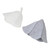 2pcs Sauna Felt Hats Water Absorption Head Protection Shower Bathing Hat for Women Men Grey White