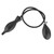 Inflatable Anal Plug Adjustable Silicone Safe Expanding Anal Plug for Adults Bedroom Black Type 1
