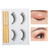 2 Pairs of 5 Magnet False Eyelash Set Magnetic Liquid Eyeliner Waterproof Lasting Eyelash Extension(2 Pairs of 3D-02 Eyelashes Eyeliner )