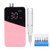 Electric Nail Drill Files Portable Nail Polisher Grinding Machine Manicure ToolsUS Plug Pink