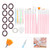 Professional Nail Art Set Nail Painting Drawing Brushes Pen Manicure Dotting Pen Mixing Line