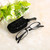 Unisex Portable Lightweight Foldable Ultra Thin Black Reading Presbyopic Glasses (3.0)