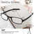 Unisex Portable Lightweight Foldable Ultra Thin Black Reading Presbyopic Glasses (3.0)