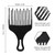 Plastic Wide Hair Pick Comb Hair Pick Comb Afro Hair Comb Hairdressing Styling Tool