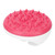 Bath Shower Beauty Brush Soft Silicone Meridian Massage Hair Scalp Brush for Arm Waist LegRose Red