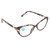 Progressive Multifocal Glasses Anti Blue Ray Progressive Multifocal Glasses for Reading Gaming TV Phones +200 Black Brown Frame