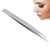 Eyelash Grafting Tweezers Straight Curved Arc Shape Beauty Tools for Eyelash ExtensionST-12-Rough Handle Straight Head