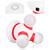 Electronic USB Handheld Mini Body Massager Gentle Vibration Massager with LED Light