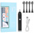 Rechargeable Electric Toothbrush Powerful Adult Portable Sonic Teeth Cleaning ToothbrushBlack
