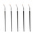 5pcs Bent Eyeliner Brush Multifunctional Makeup Angled Eyeliner Brushes Cosmetic Tool for Concealer