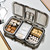 2 in 1 Portable Pill Organizer Pill Cutter Dustproof and Moisture Proof Pill Box Pill Case for Vitamins Fish Oil