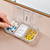 2 in 1 Portable Pill Organizer Pill Cutter Dustproof and Moisture Proof Pill Box Pill Case for Vitamins Fish Oil
