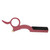 Stainless Steel Men Razor Thumb Shape Manual Straight Facial Hair Removal Shave Razor Red