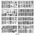 10Pcs/Set Nail Stamping Plates with Silicone Clear Stamper Scraper Flowers Geometry Printing for Nail Art Stamping Plates Manicure Art Tool Kit
