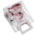 PVC Tote Bag Creativity European Style Gift Packaging Clear Plastic Transparent SuppliesRed