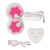 Menstrual Stop Pain Device with Electrode Patch Rechargeable USB Portable Period Pain Stop Massager for Women White