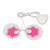 Menstrual Stop Pain Device with Electrode Patch Rechargeable USB Portable Period Pain Stop Massager for Women White