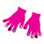 Rhinestone Nail Gloves DIY Professional Keep Warm Thickening Full Finger Soft Nail Rhinestone Gloves for Manicure Rose Red