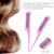 3-Row Teeth Teasing Comb Detangling Brush Rat Tail Comb Adding Volume Back Coming Hairdressing Combs