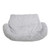 Plush Pet Blanket High Elasticity PP Cotton Pet Bed Cushion Anxiety Relief Sleeping Mat for Cats Dogs Light Gray 94x114x16CM