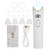 Red Blue Light Vacuum Electric Pore Cleaner USB Rechargeable Blackhead Extractor Tool (White)