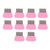 10Pcs Lice Comb Fine Teeth Ergonomic Handle Stainless Steel Head Lice Nit Comb for Home Travel