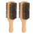 2pcs Beard Brush Multipurpose Knots Removal Cleaning Soft Hard Double Sided Men Beard Bristles Brush for Home Salon