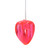 Automatic Volatilization HeartShaped Perfume Pendant Portable Perfume Bottle Necklace(Red )