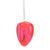 Automatic Volatilization HeartShaped Perfume Pendant Portable Perfume Bottle Necklace(Red )