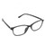 Elderly Glasses Blue Lighting Block Multiple Focusing Resin Women Reading Glasses for Near Far Range +200 Black Frame