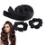 Heatless Curling Rod Headband for Women No Heat Curl Ribbon with Scrunchies Sleeping Curls Bowknot Hair Rollers