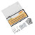 Professional False Eyelashes Extension Kit Grafting Eyelash Tools for New Starter Silver