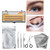 Professional False Eyelashes Extension Kit Grafting Eyelash Tools for New Starter Silver