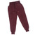 Basic Jogger Pants Polyester Loose Casual Bundled Foot Running Fitness Pants WineRed XXL