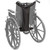Portable Oxygen Cylinder Tank Storage Bag Wheel Chair Waterproof Hanging Bag