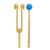 272.2HZ Aluminum Alloy Tuning Fork with Hammer Diagnostic Therapy Health Care Tool