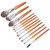 MAANGE 12pcs Beauty Brush Set Foundation Powder Blush Concealers Eye Shadow Makeup Brushes Kit