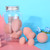 MAANGE 8pcs Sponge Makeup Blender Wet Dry Dual Use Cosmetic Blending Powder PuffMilk Tea
